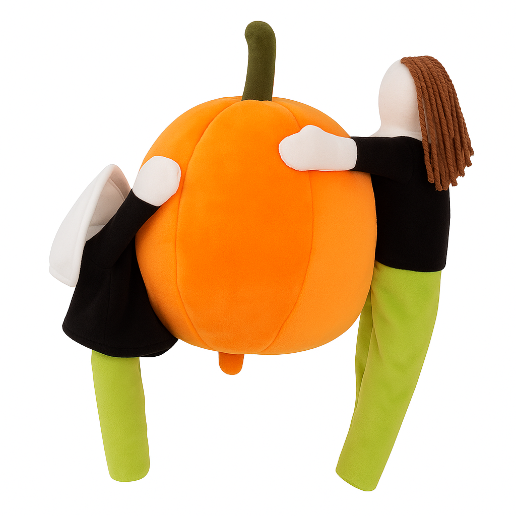 Funny Pumpkin Dog Costume for Halloween Pet Outfit