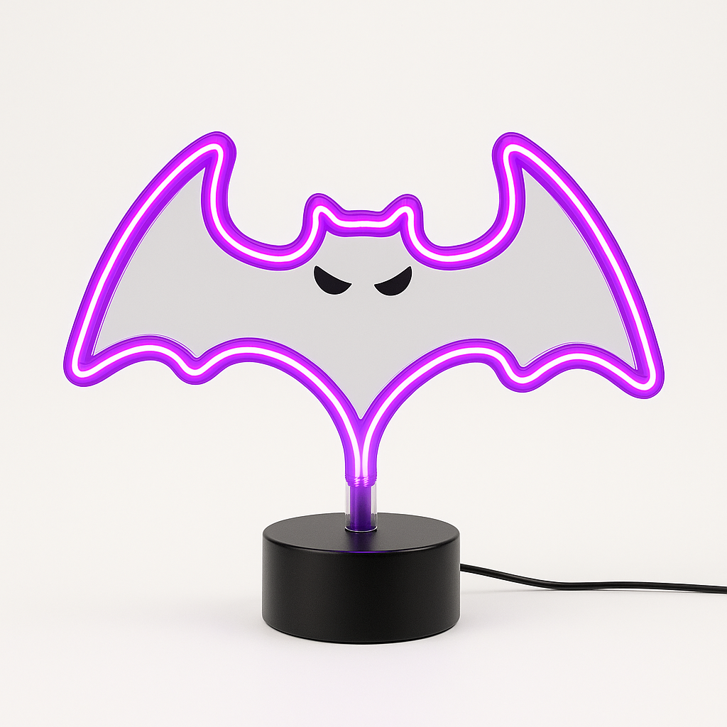 Glowing Neon Sign – Halloween Table Decor Light