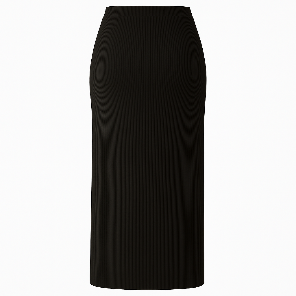 High Waisted Skirt – Thigh-Slit Maxi for Women