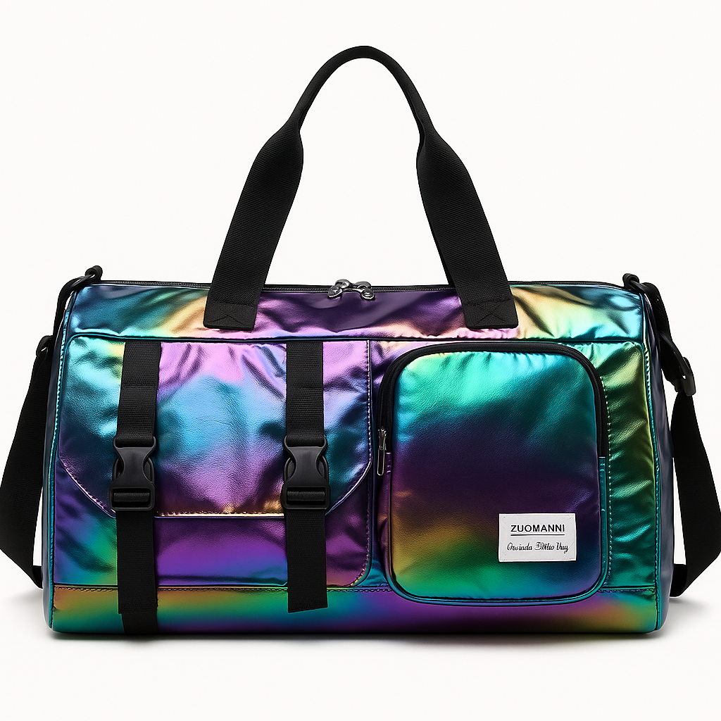 Holographic Duffel Bag Carry-On for Women