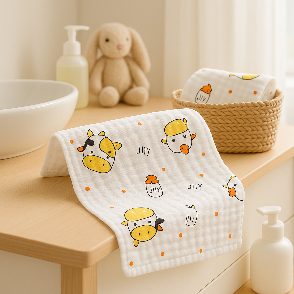 Infant Towels for Newborn Bathing and Face Wipes