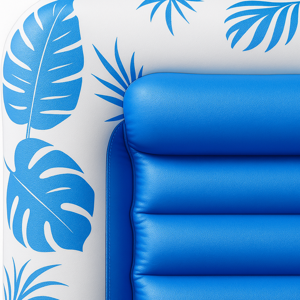 Inflatable Tanning Pool Float – Adult Lounge Sunbed Raft
