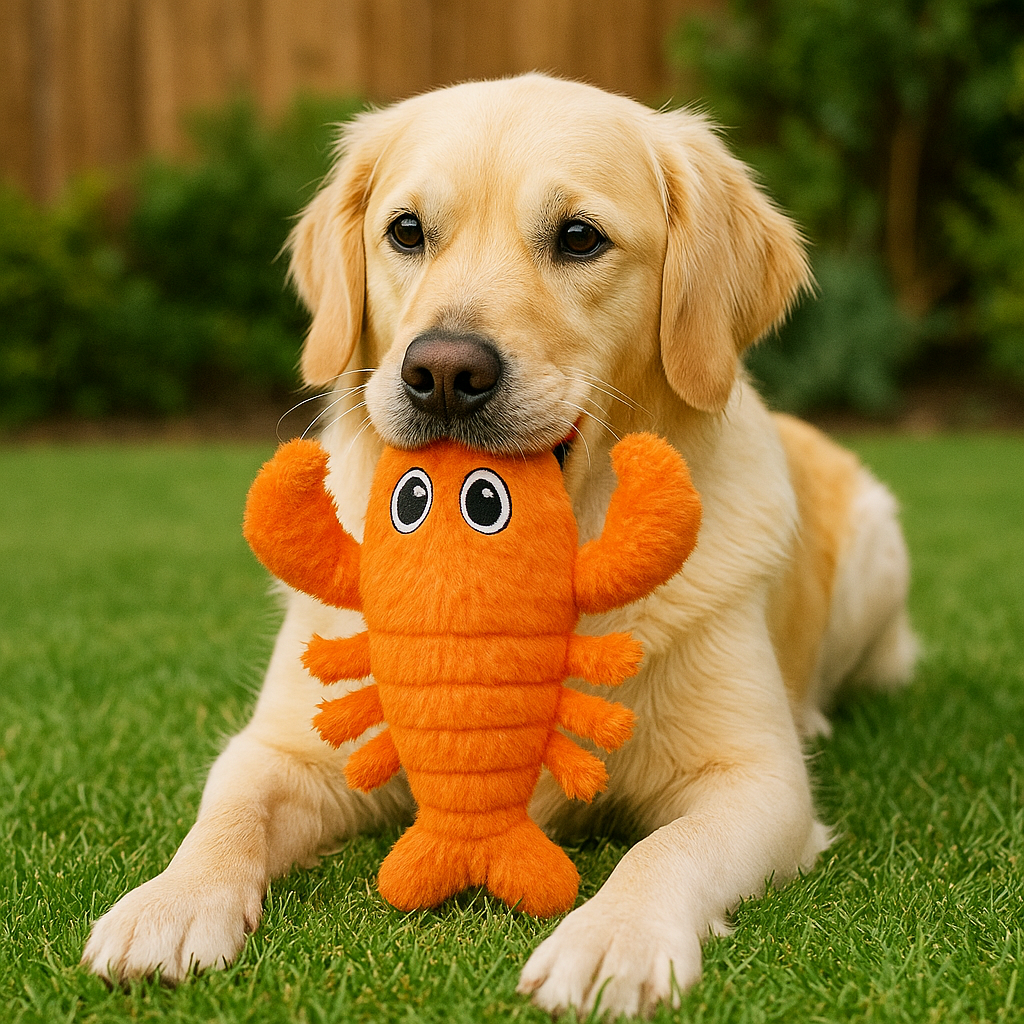 Interactive Dog Toy Lobster Plush Toy