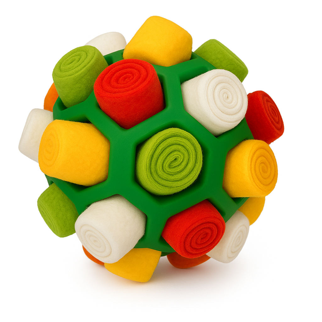 Interactive Dog Toy – Treat Puzzle & Snuffle Ball