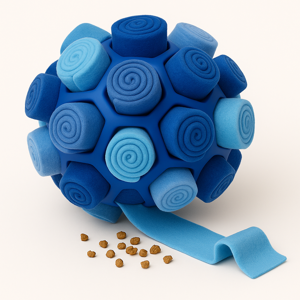 Interactive Dog Toy – Treat Puzzle & Snuffle Ball