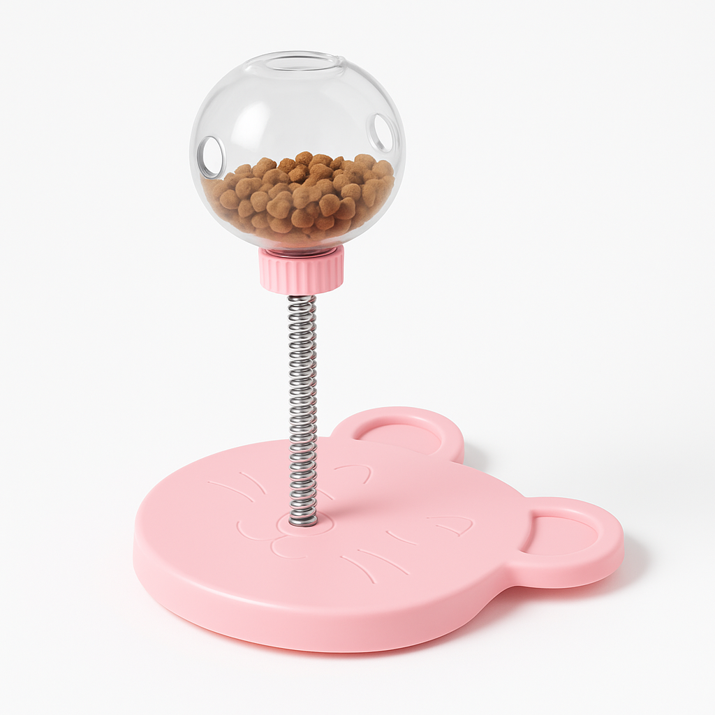 Interactive Dog Treat Toy – Puzzle Feeder & Wobbler