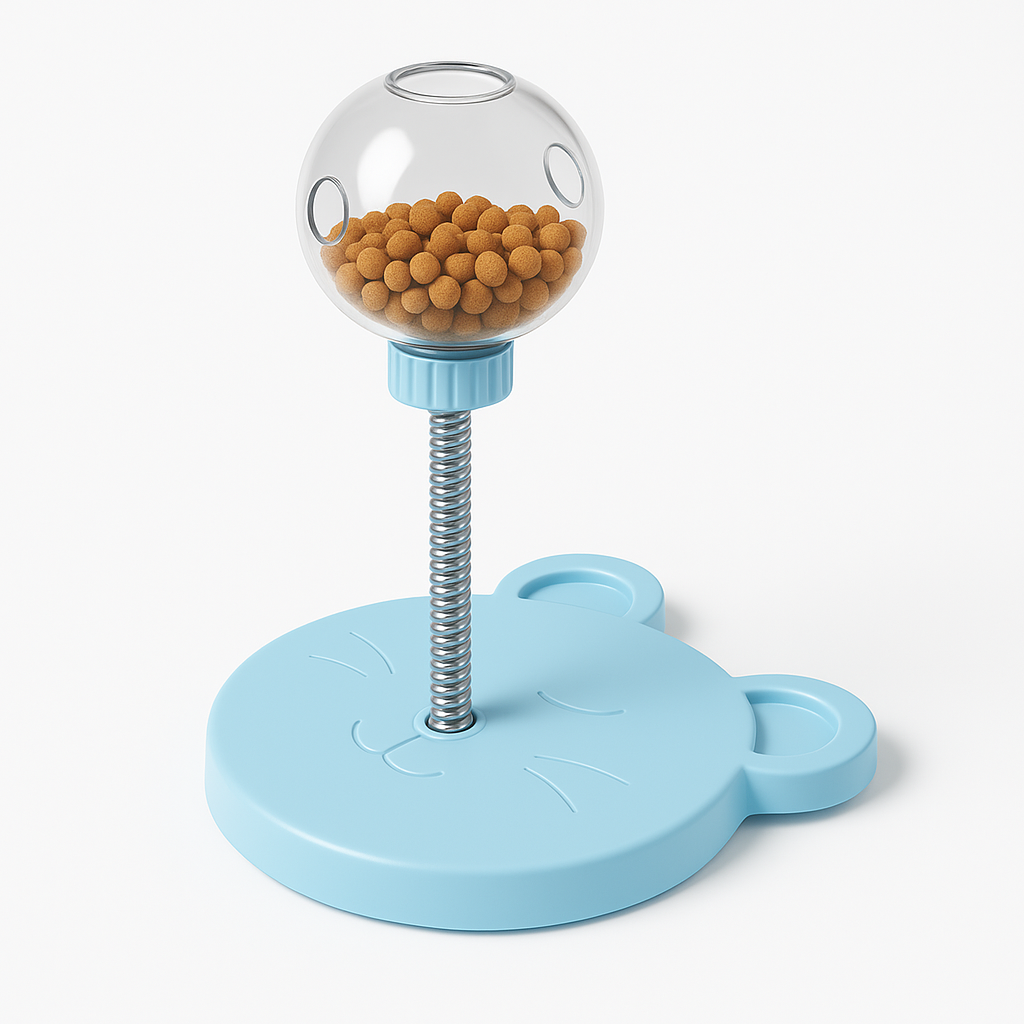 Interactive Dog Treat Toy – Puzzle Feeder & Wobbler