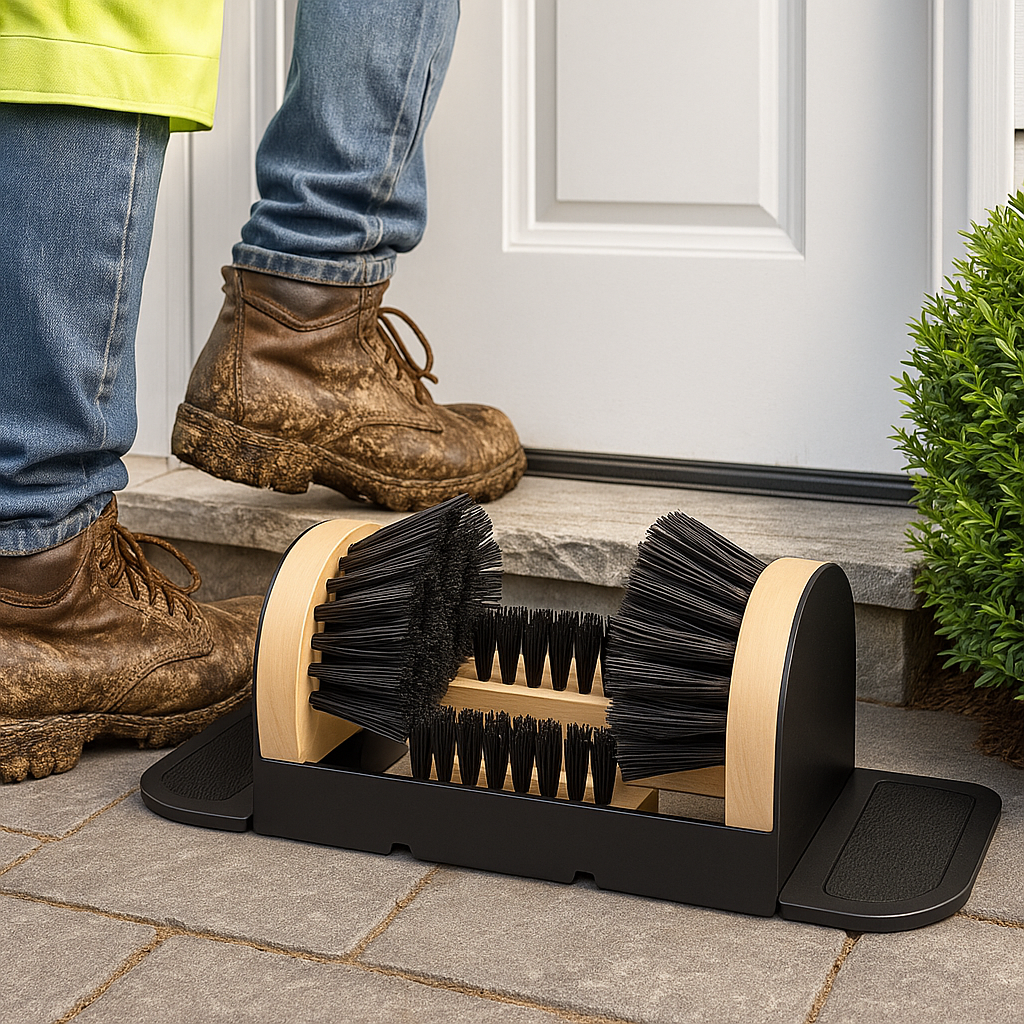 Boot Scraper Outdoor Shoe Brush – Heavy-Duty Mud Remover