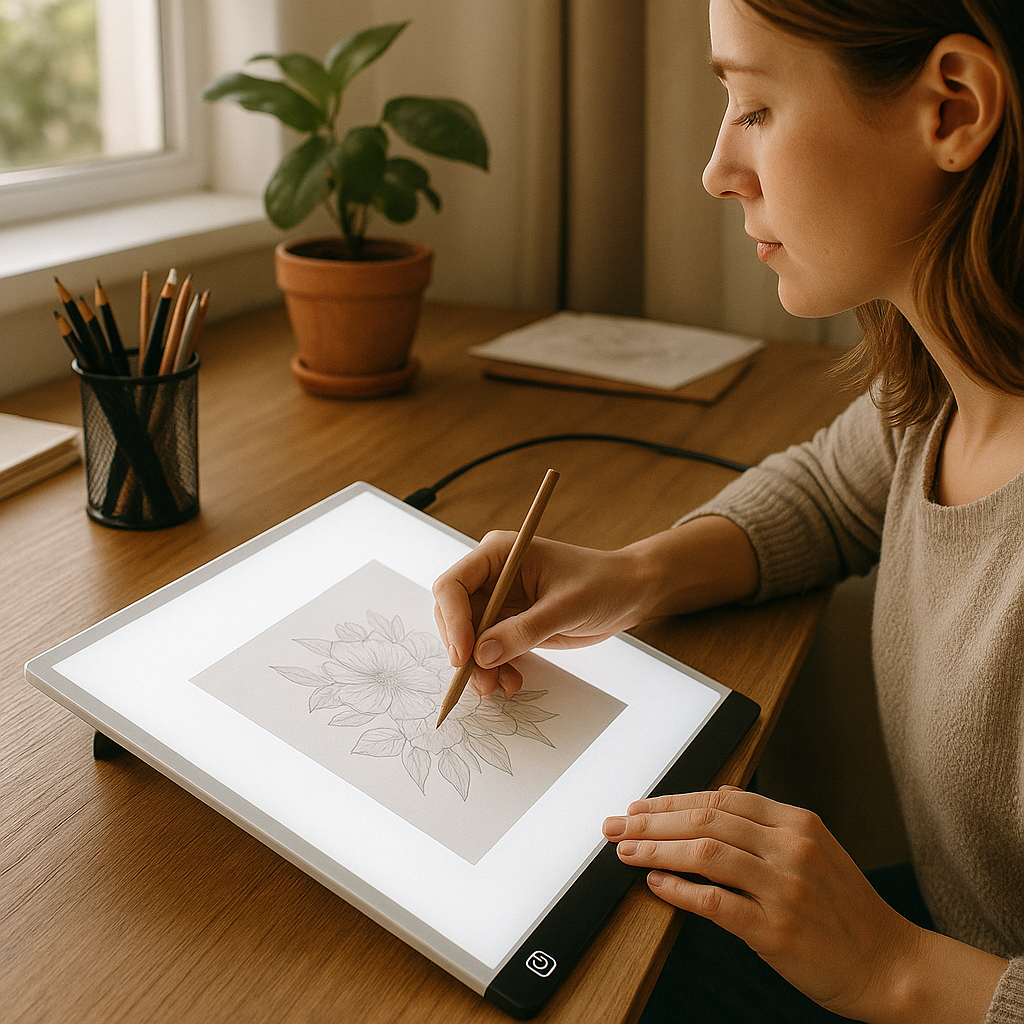 LED Light Pad for Drawing 3-Level Brightness Board