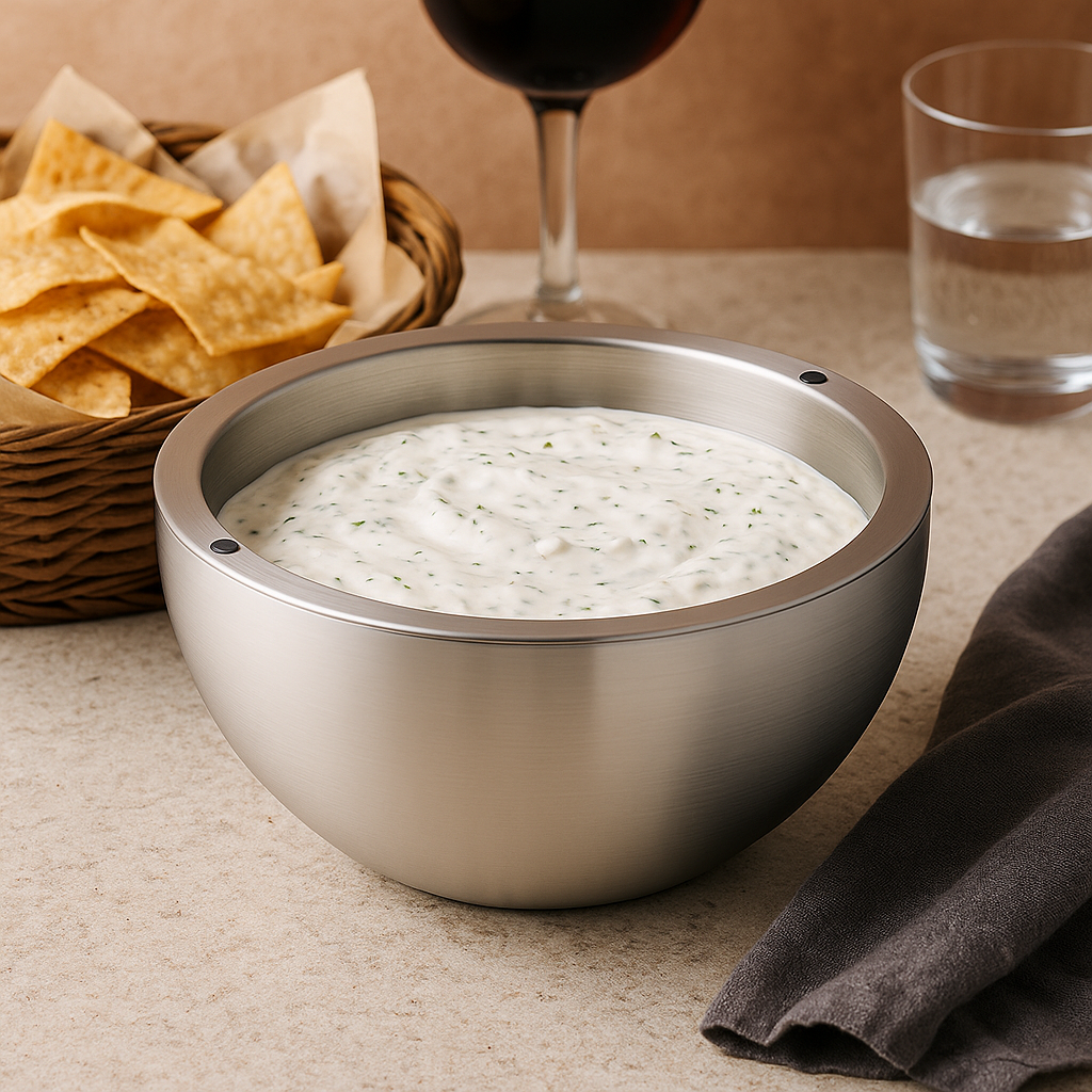 Large Party Dip Chiller Bowl