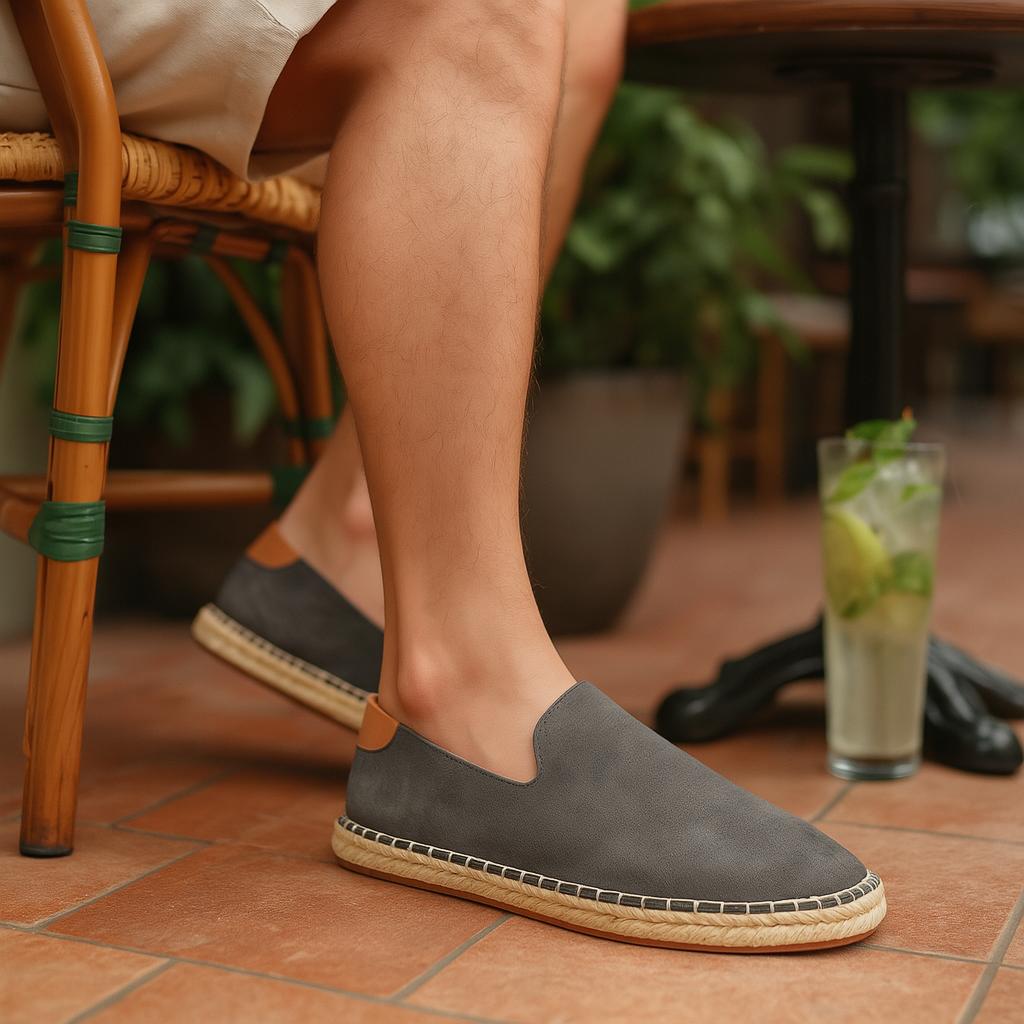 Men’s Casual Summer Style Espadrilles Slip On Shoes