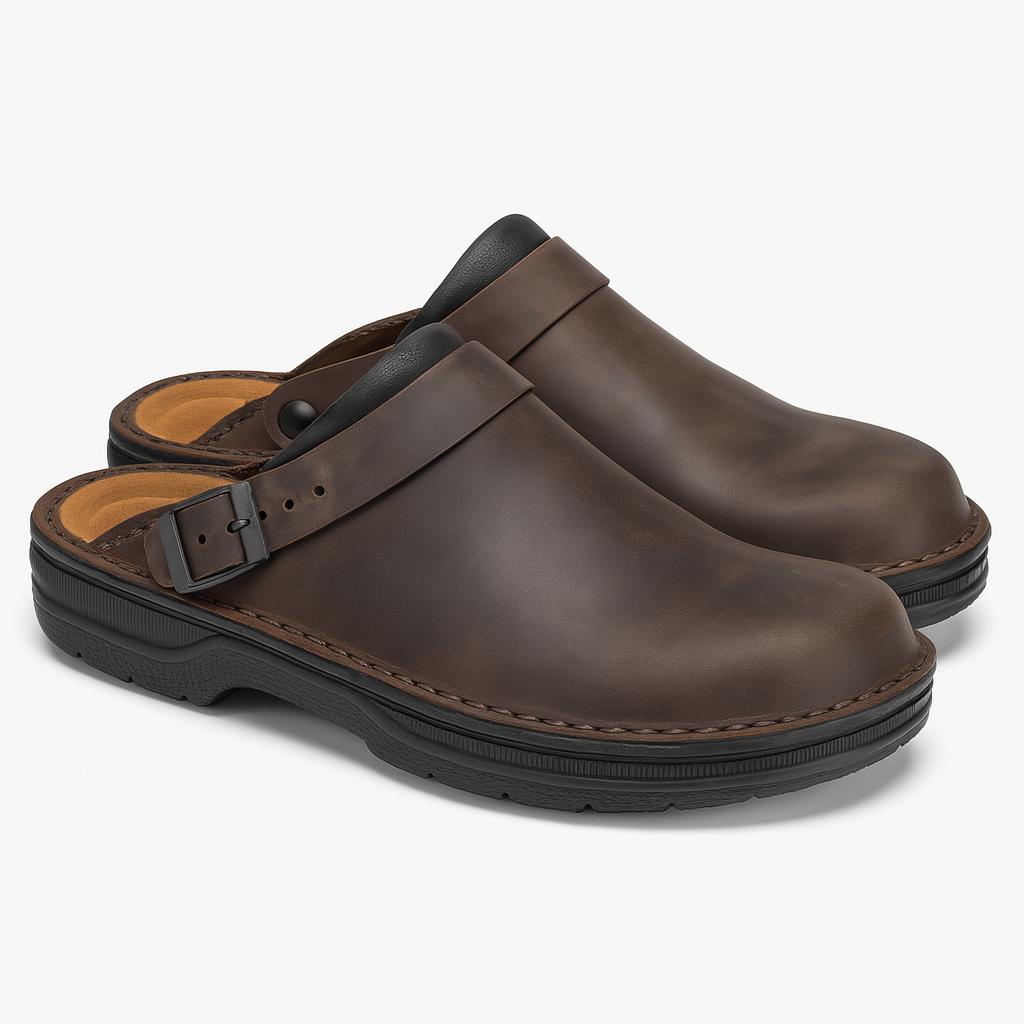 Men’s Closed Toe Casual Slip-On Work Clogs