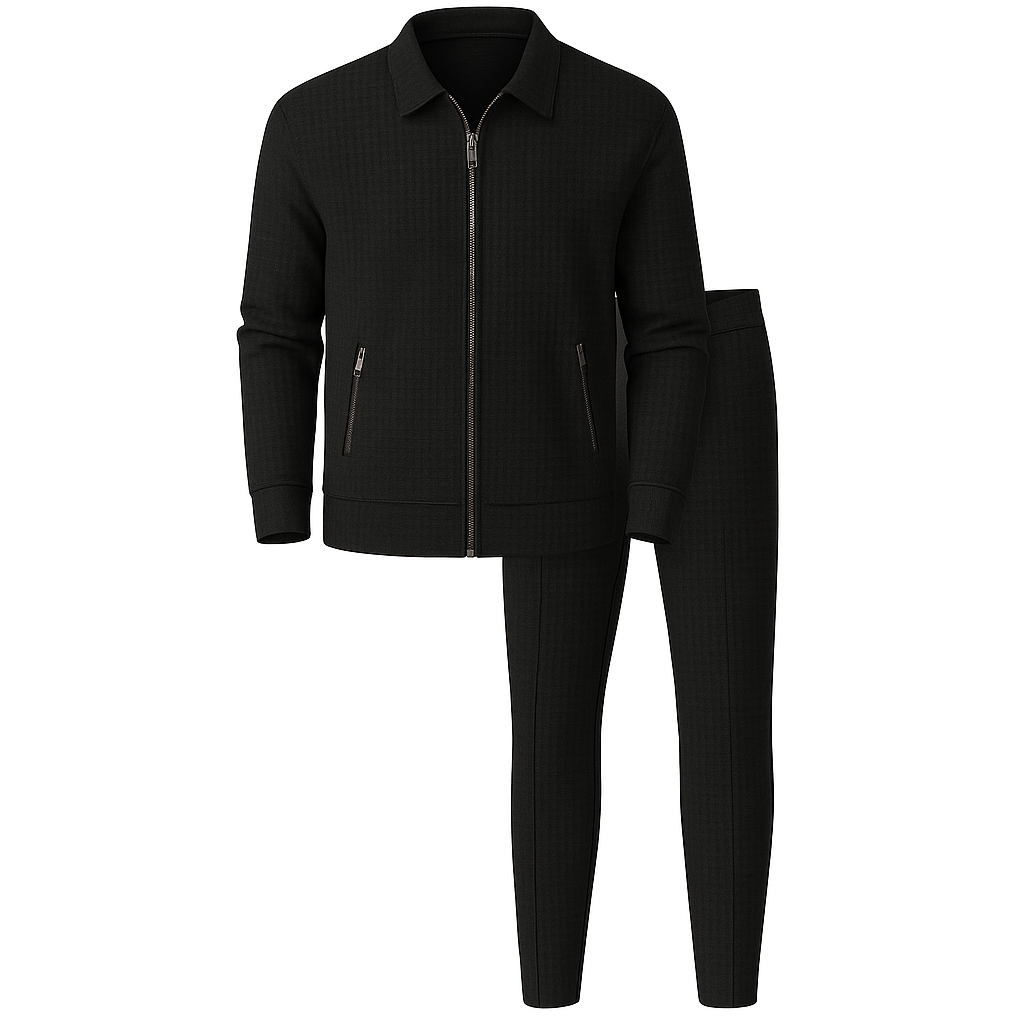 Men’s Tracksuit Set – Full-Zip Jacket & Pants