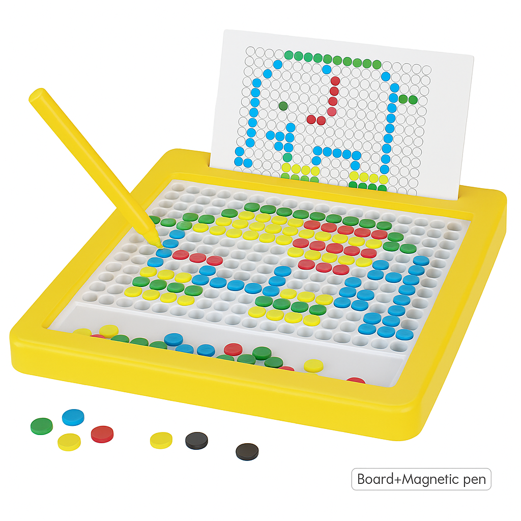 Montessori Busy Board — Magnetic Drawing Toy