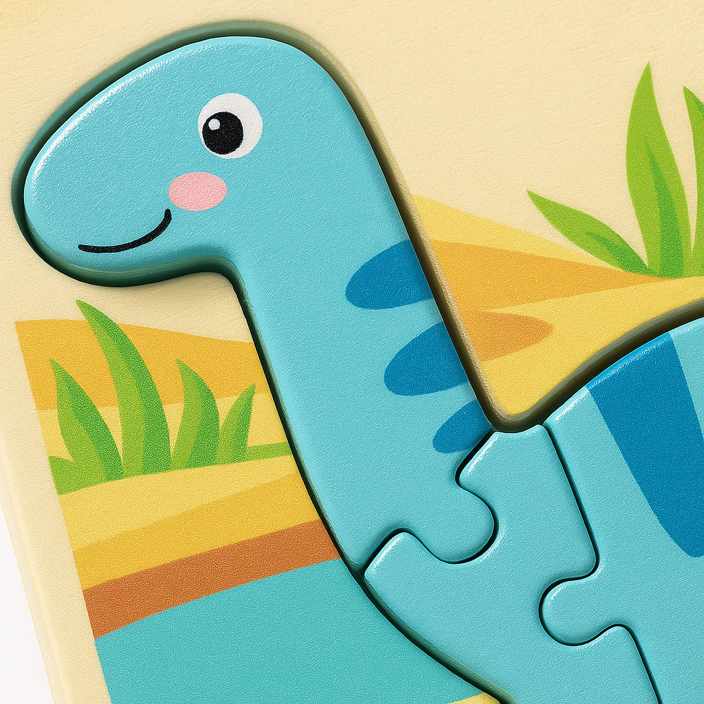 Montessori Dinosaur Puzzle  Set – 3D Educational Toys for Kids