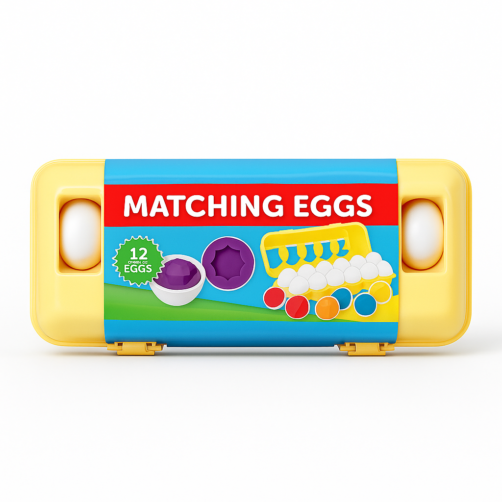 Montessori Geometric Eggs – Toy Set