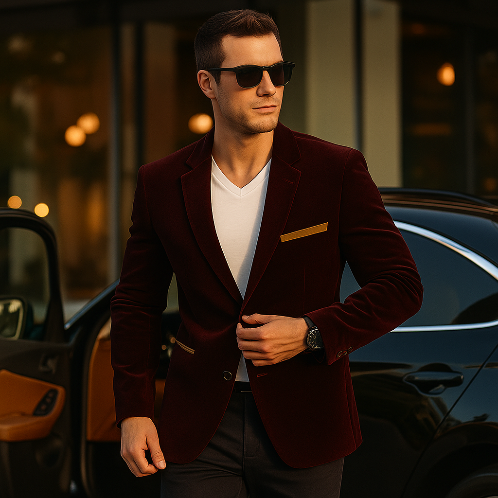 Smart Casual One-Button Jacket For Men