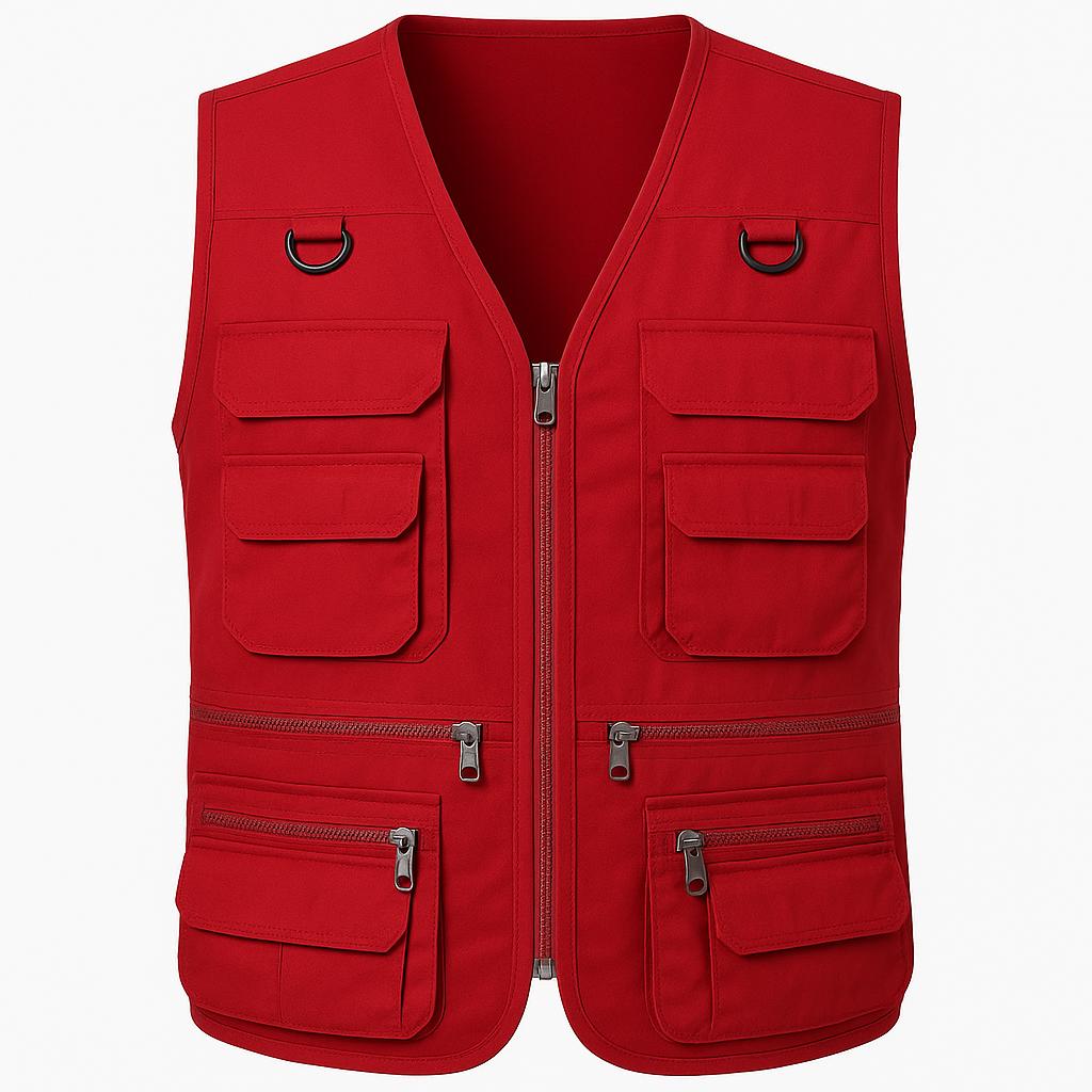 Multi-Pocket Fishing Vest for Outdoor & Hiking Activities