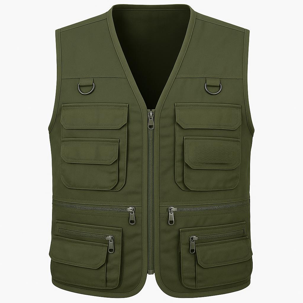 Multi-Pocket Fishing Vest for Outdoor & Hiking Activities