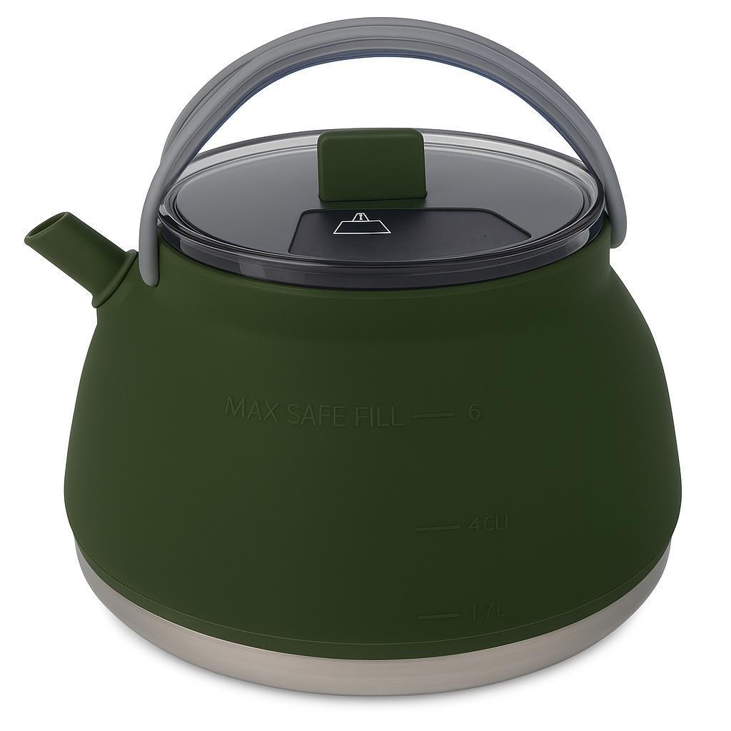 Outdoor Portable Foldable Travel Kettle With Collapsible Design