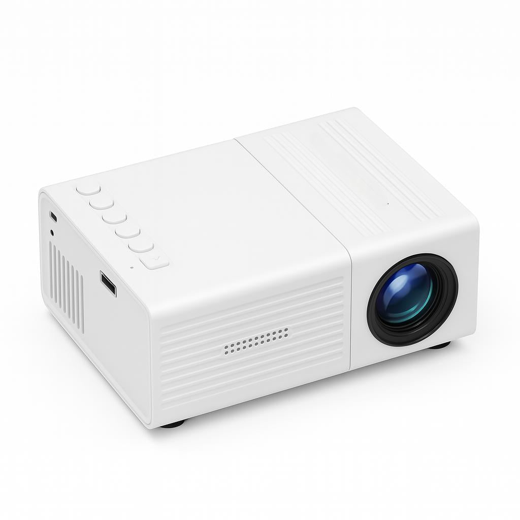 Phone Display Portable Projector with Remote Control and Screen Support
