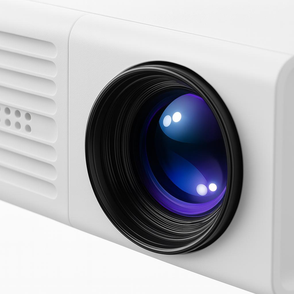 Phone Display Portable Projector with Remote Control and Screen Support