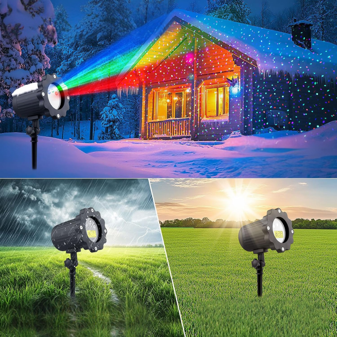 Outdoor Laser Light Projector RGB with Remote Timer