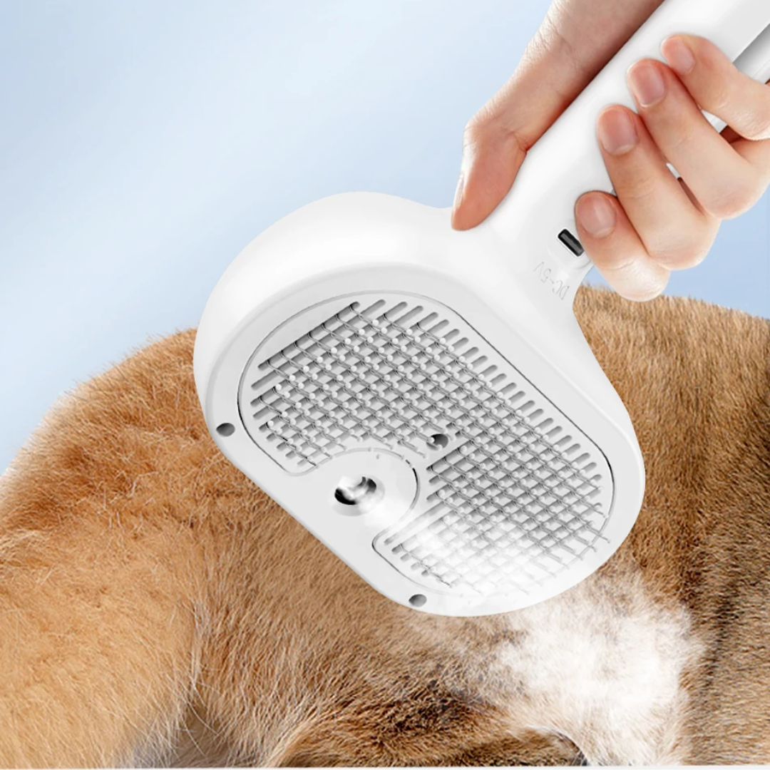 Pet Hair Remover Brush with Steam