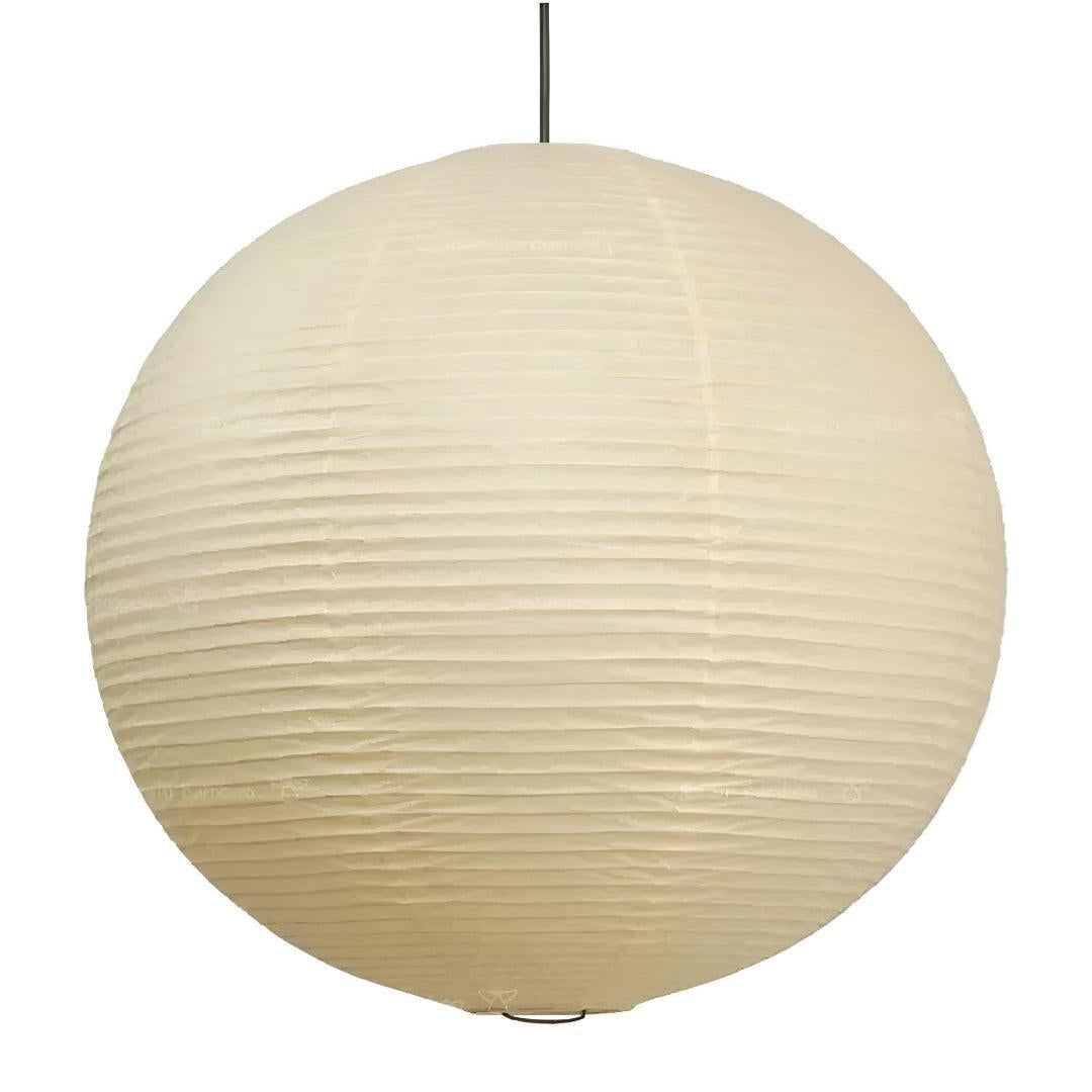 Round Rice Paper Lantern Pendant Lighting for Ambient Room Illumination