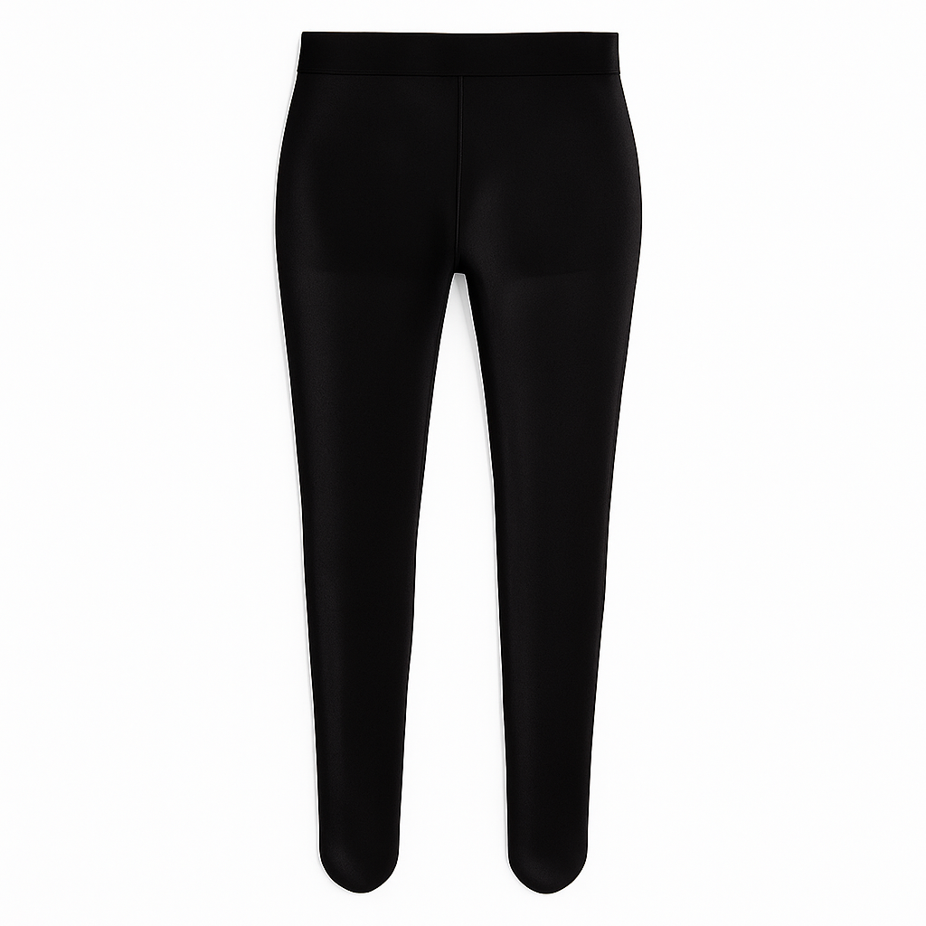 Sheer Glossy Pantyhose with Stretch Waistband for Women