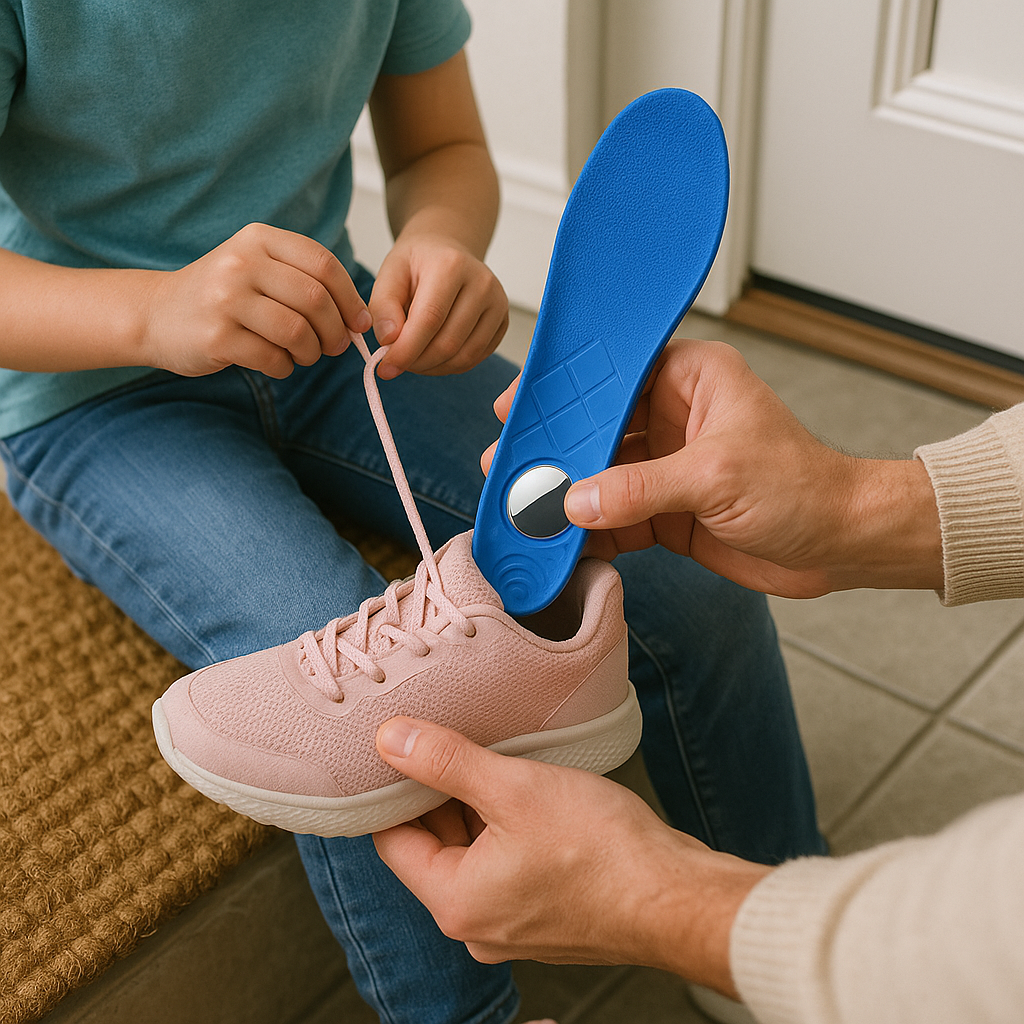 Shoe Insoles with AirTag Tracking Slot