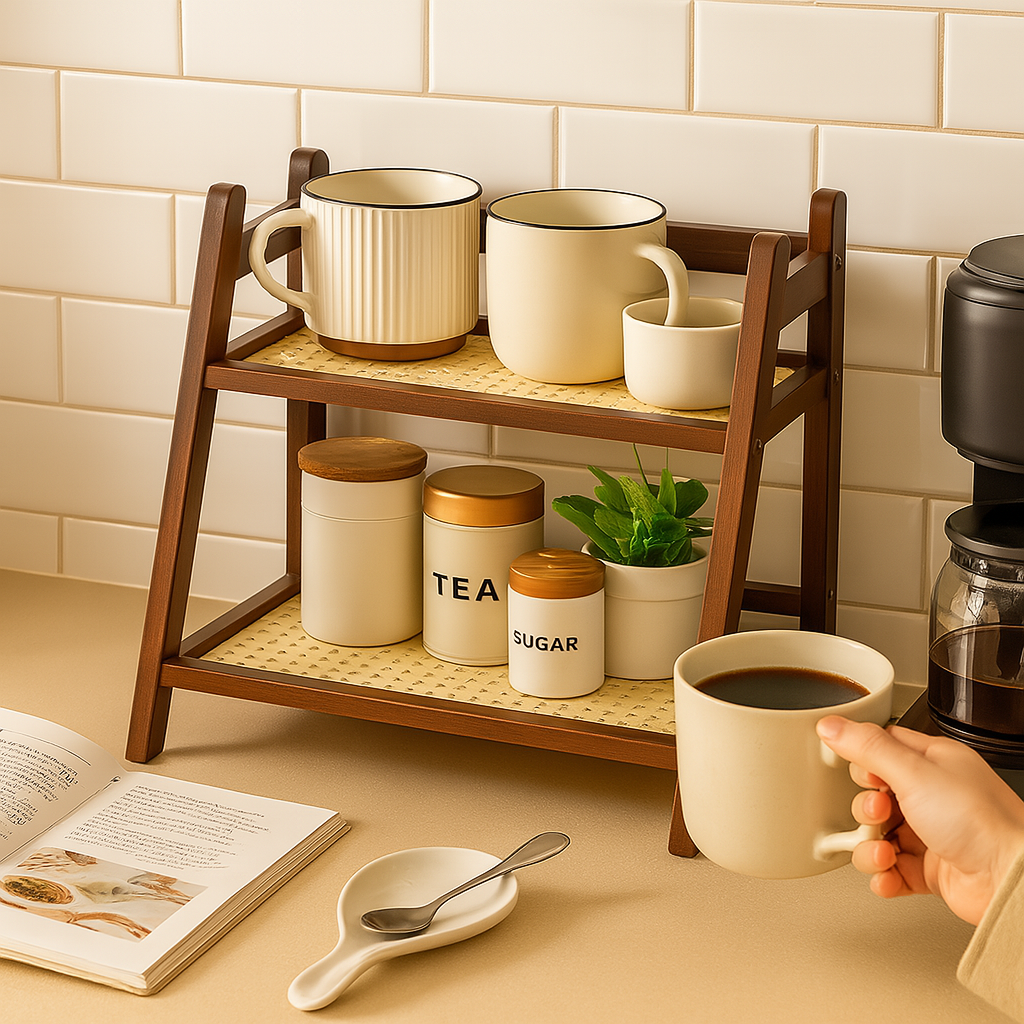Storage Shelf – Countertop Organizer for Mugs & More