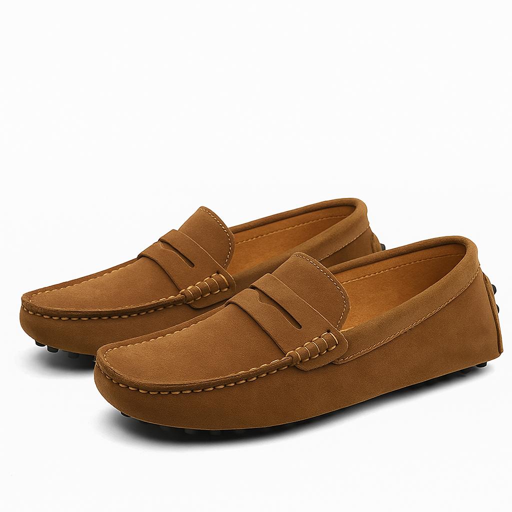 Suede Moccasins For Men With Classic Slip-On Style
