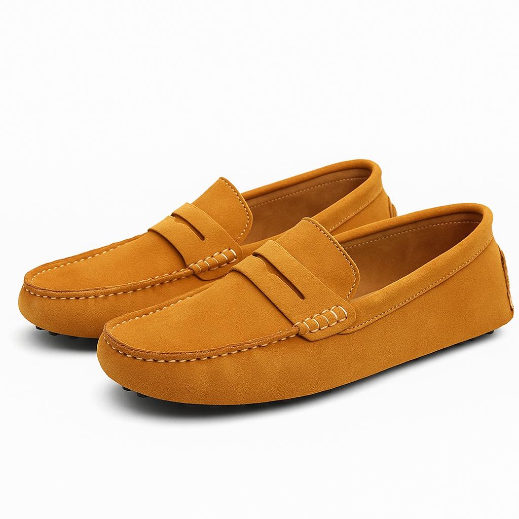Suede Moccasins For Men With Classic Slip-On Style
