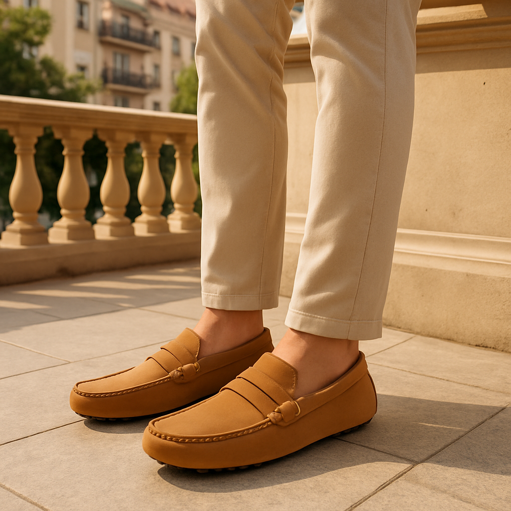Suede Moccasins For Men — Classic Slip-On Style