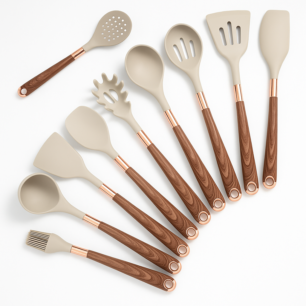 Utensils for Nonstick Cookware – 10 Piece Set