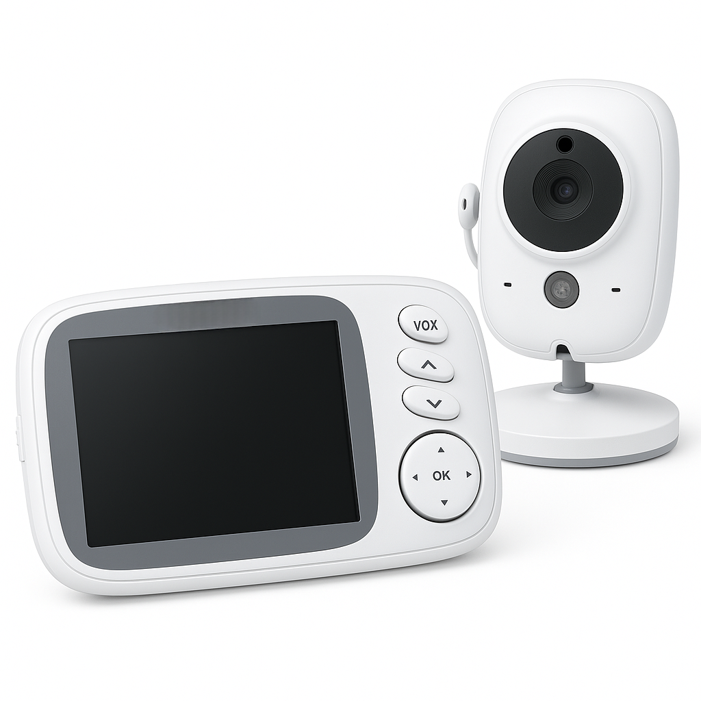 Video Baby Monitor Camera with Night Vision & Temperature Alert