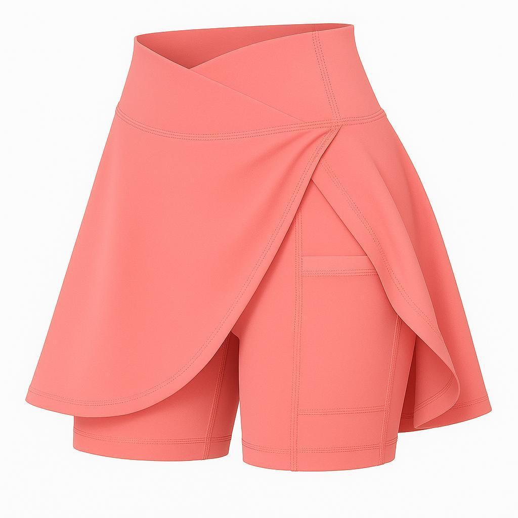 Women's Sports Skort with Pocket for Yoga & Tennis