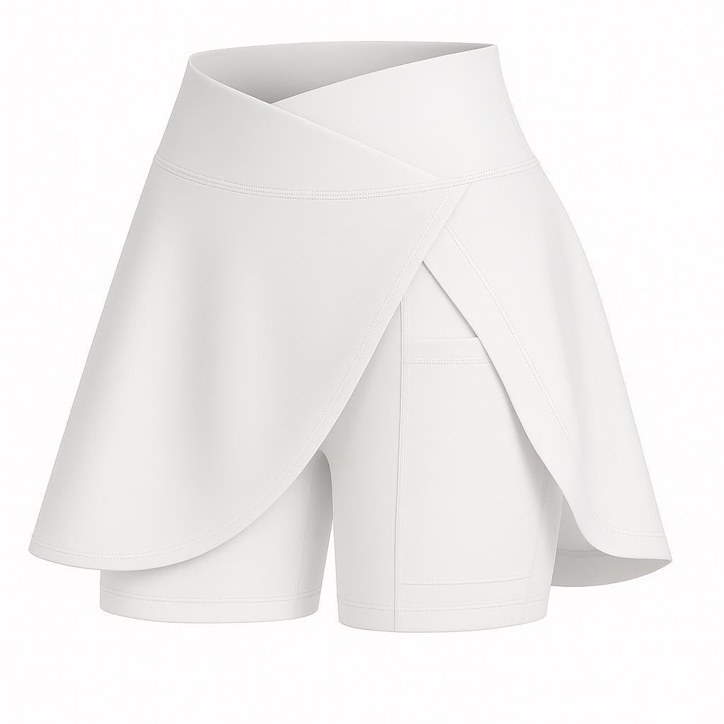 Women's Sports Skort with Pocket for Yoga & Tennis