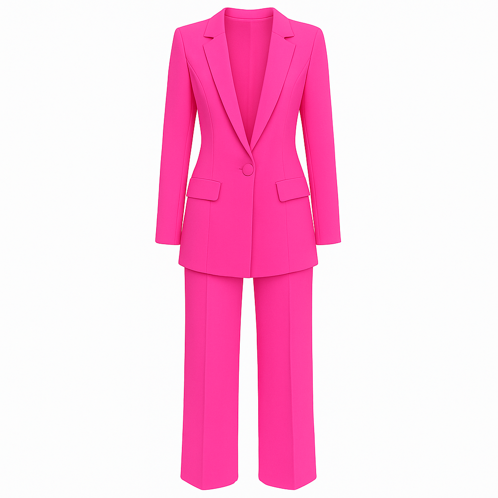 Women's Suit Set With Wide Leg Pants