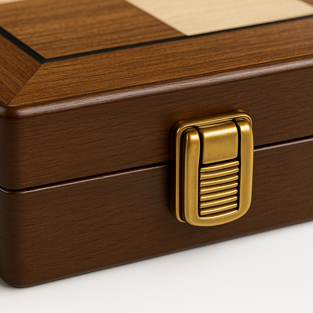 Wooden Chess Set – Folding Board with Magnetic Pieces