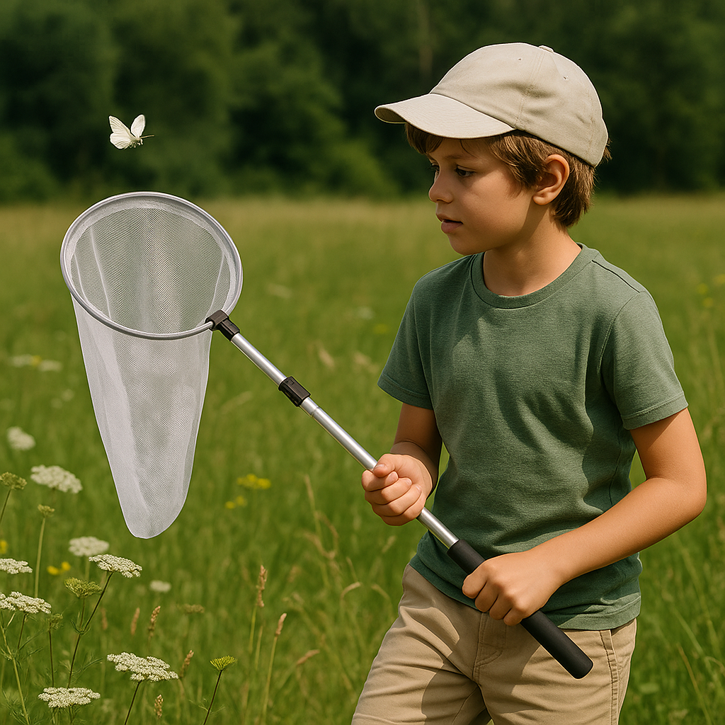 Adjustable Butterfly Net – Extendable Handle Insect Catcher