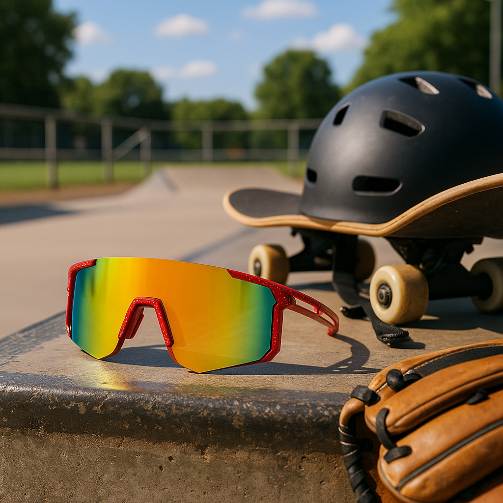 Youth Baseball Sports Sunglasses for Kids