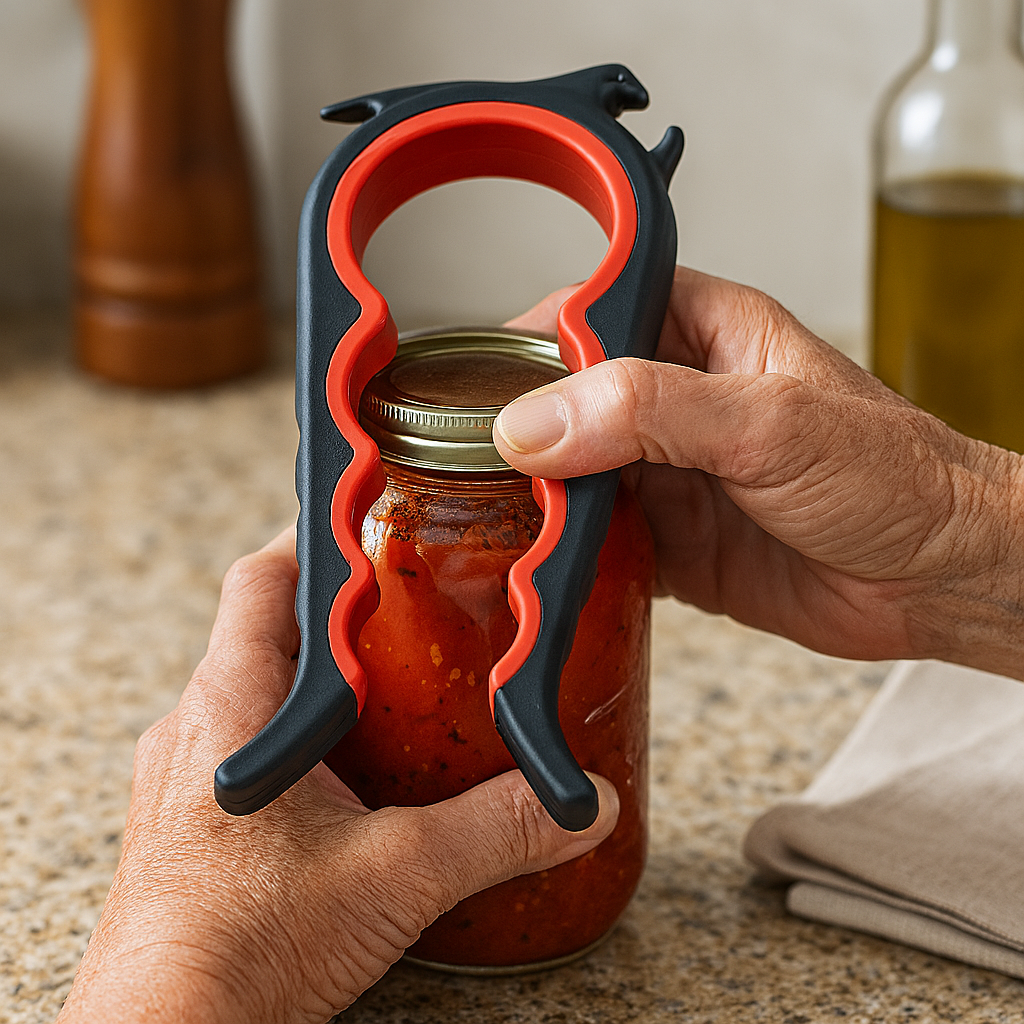 Jar Opener Tool for Weak Hands and Lids