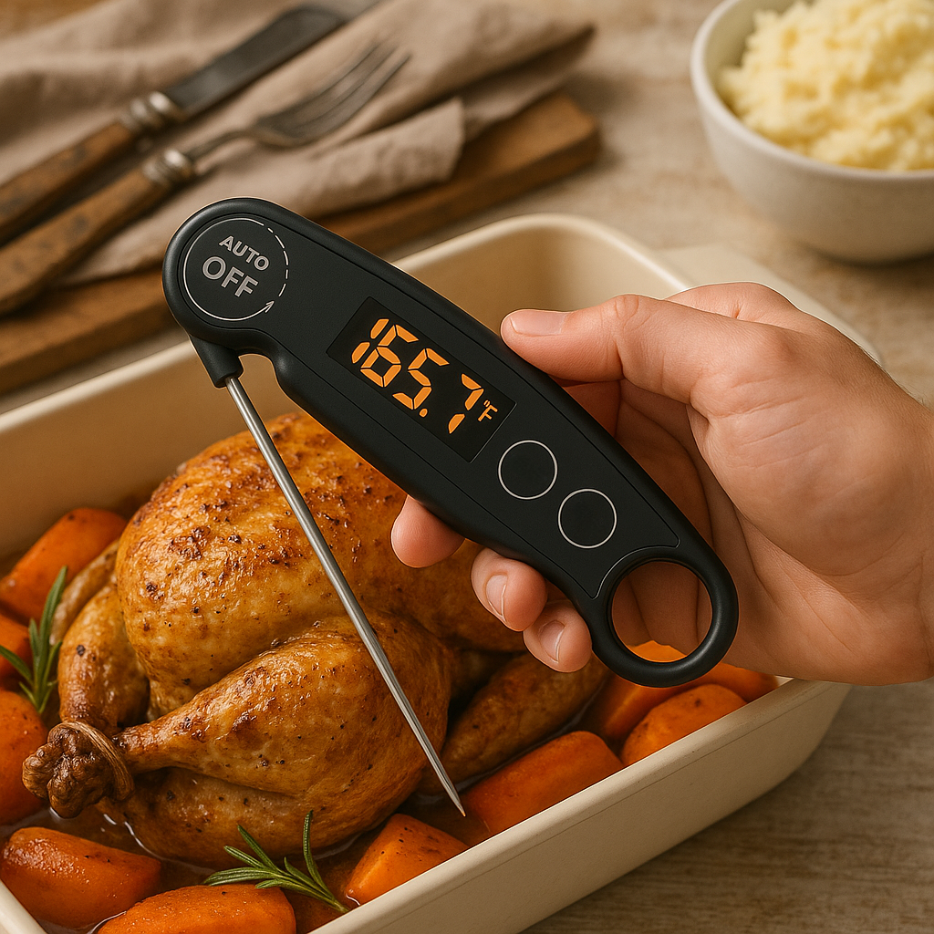 Digital Meat Thermometer for Cooking and Grilling – Fast Read Probe