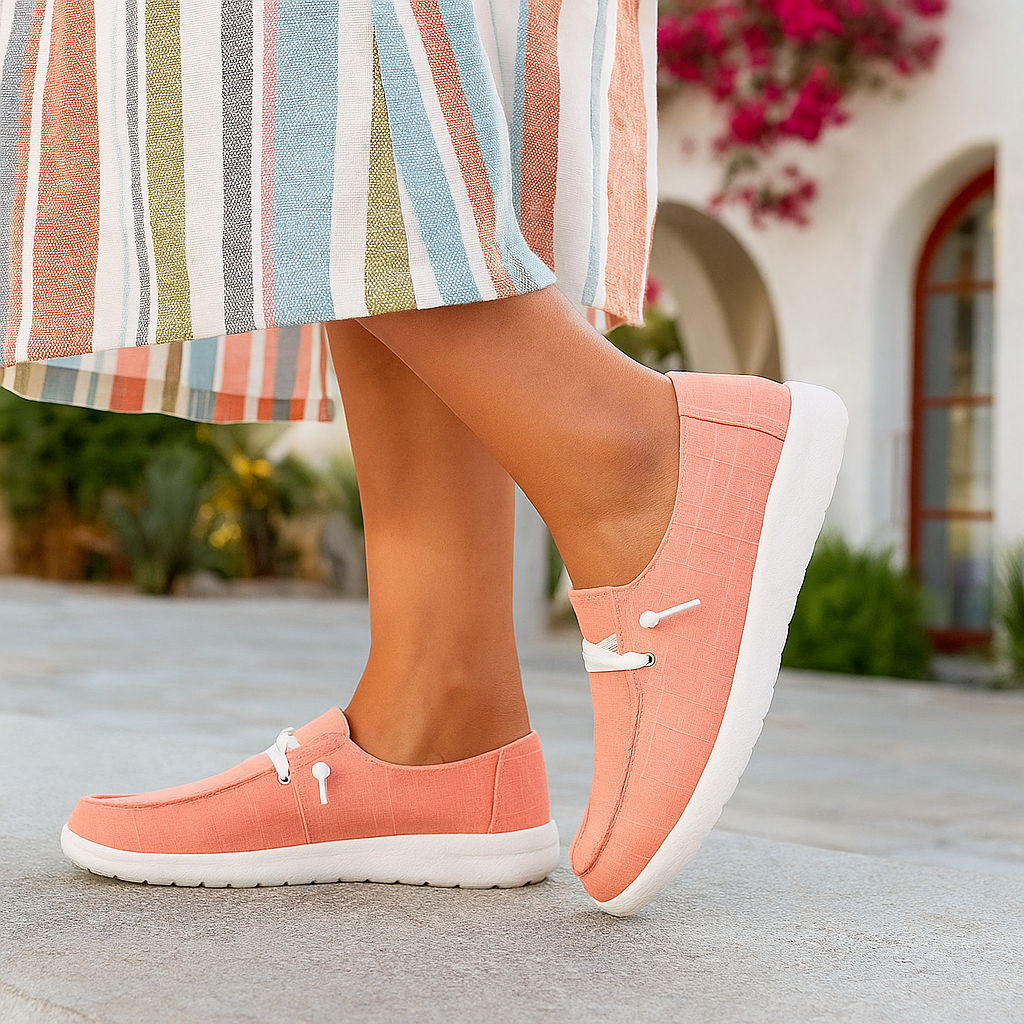 Slip On Sneakers for Women — Lace-Up Look