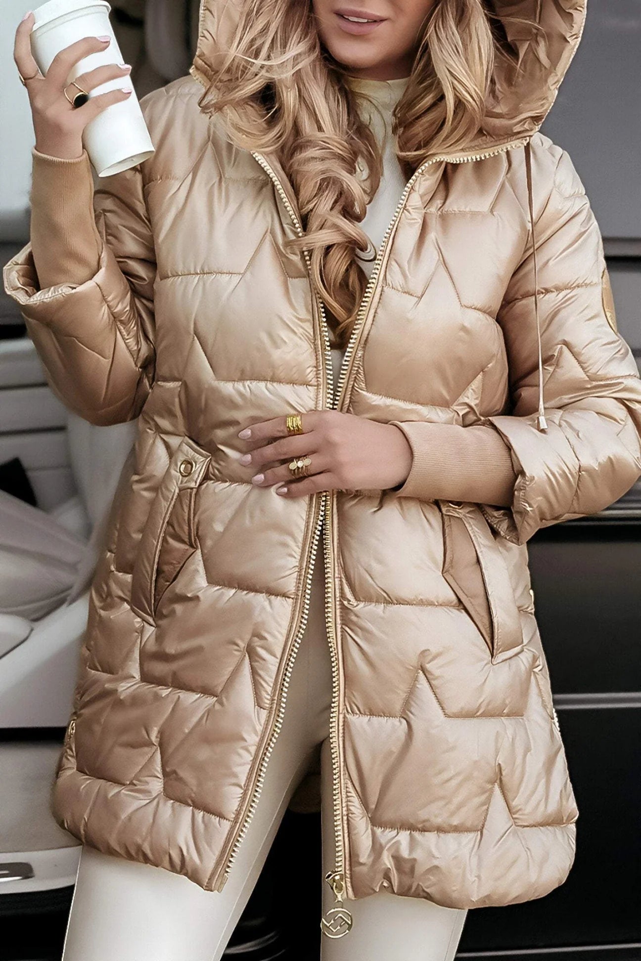 Packable Down Puffer Jacket for Women