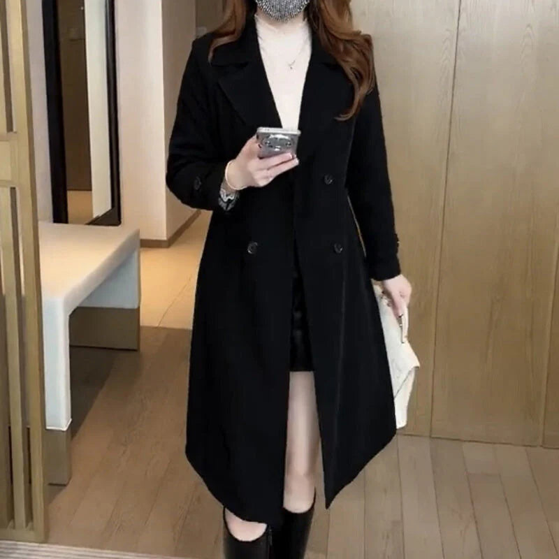 Wool Trench Coat for Women