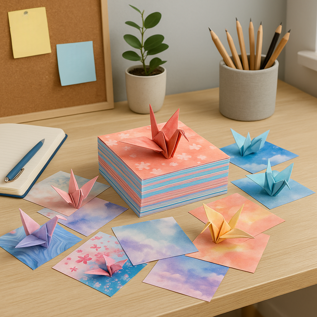 Origami Paper for Cranes and DIY Crafts – 400 Sheets