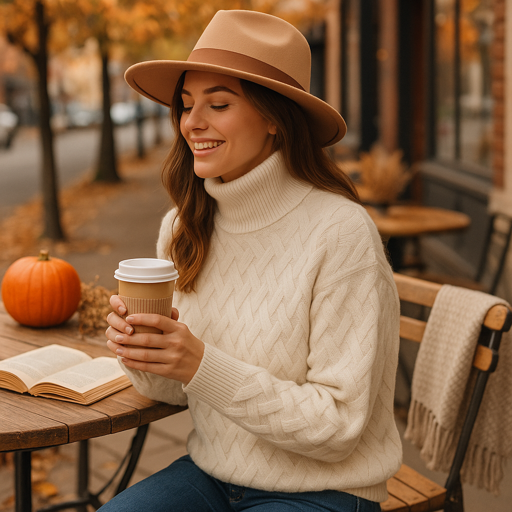 Women's Turtleneck Sweater – Chunky Knit Style